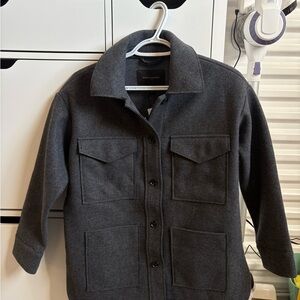 Banana Republic Gray Wool Jacket